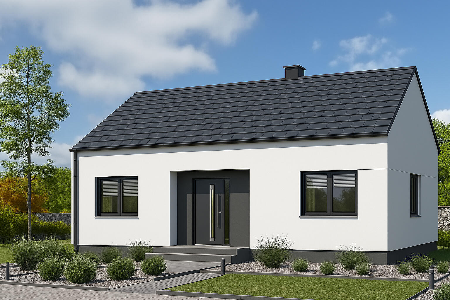 Nowoczesny murowany dom pod klucz w Poznaniu